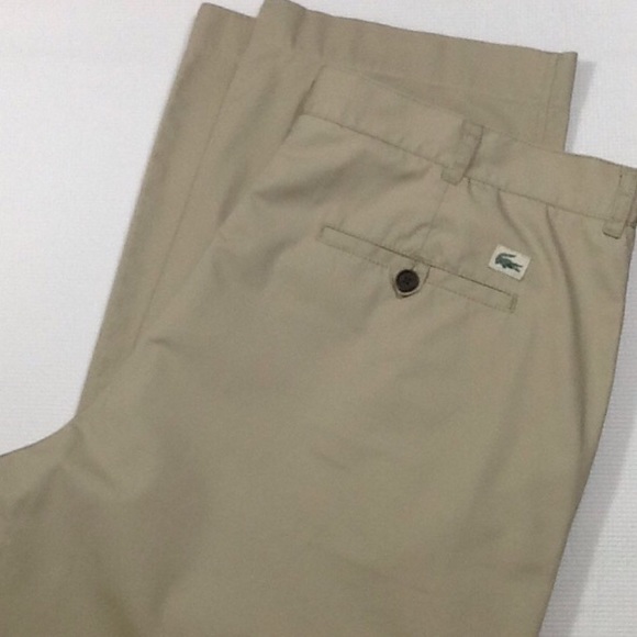 lacoste chino trousers